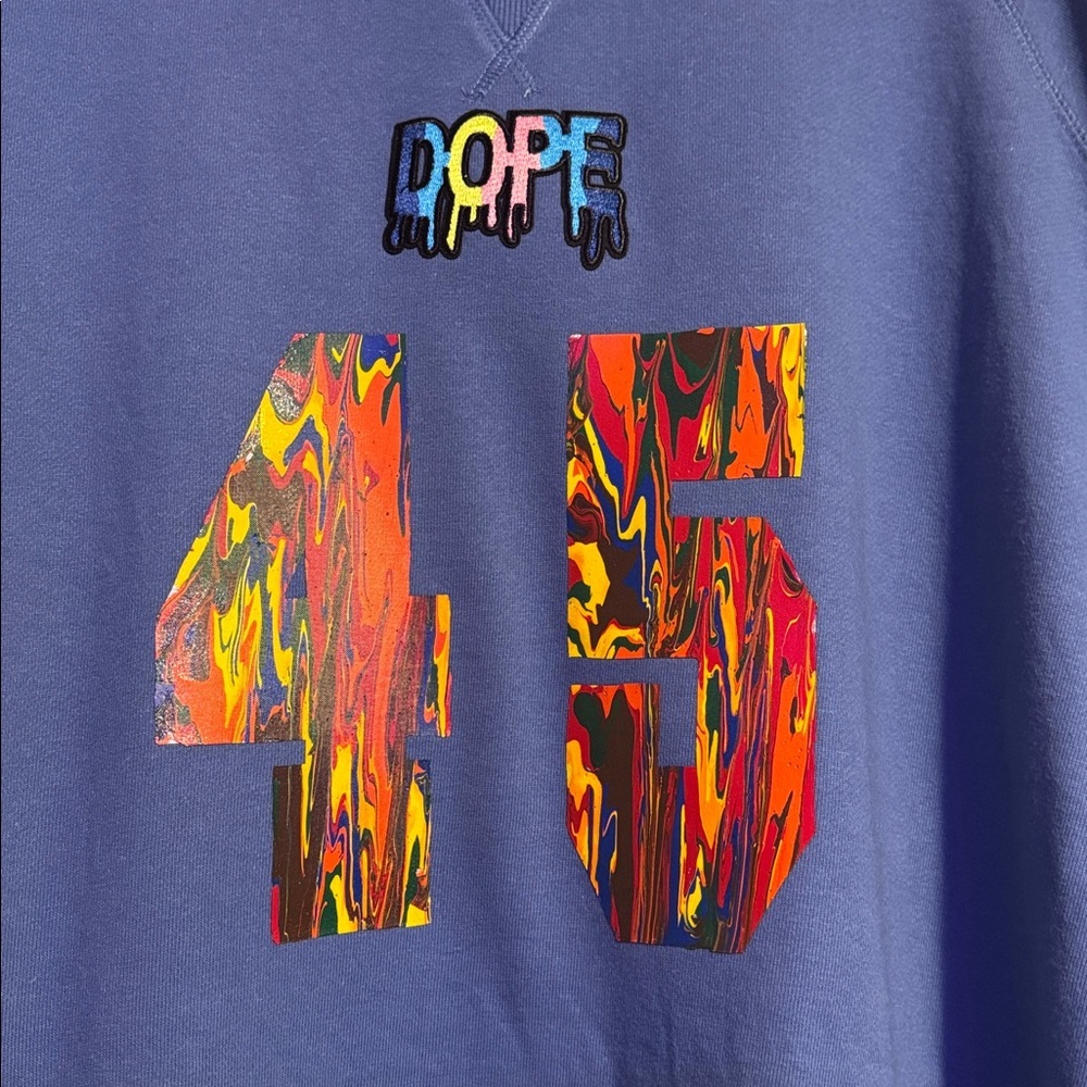 DOPE 45 Terry Sweater “Oozing Drip” Size XXL - Picture 9 of 9